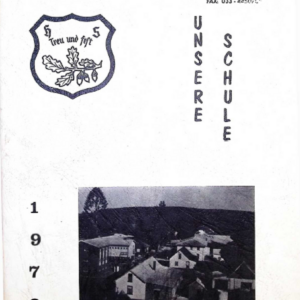 1972 School Magazine
